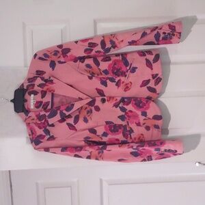 Vintage CAbi Dream Day #804 Rose Garden Unlined Light Weight Jacket Size 8